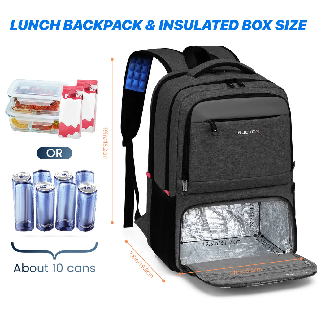 2. Leak-Proof Cooler Backpack – Durable & USB-Powered