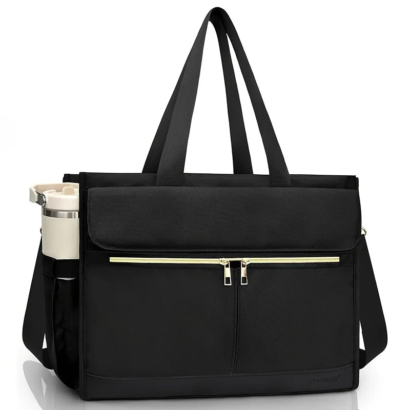 2-in-1 Laptop & Lunch Bag – Fits 15.6" Notebook + 40oz Bottle