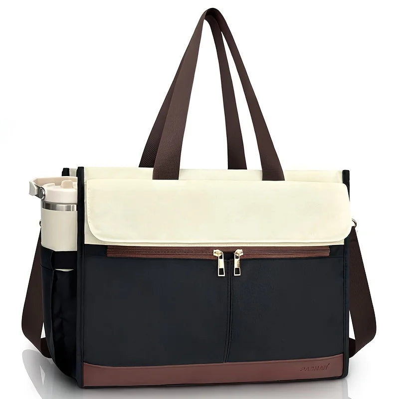 2-in-1 Laptop & Lunch Bag – Fits 15.6" Notebook + 40oz Bottle